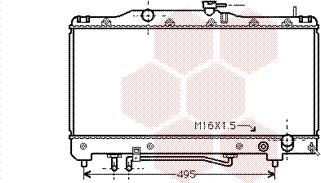 Van Wezel 53002201 - Radiators, Motora dzesēšanas sistēma ps1.lv