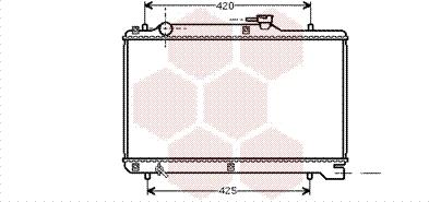 Van Wezel 52002041 - Radiators, Motora dzesēšanas sistēma ps1.lv