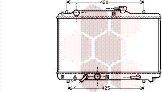 Van Wezel 52002051 - Radiators, Motora dzesēšanas sistēma ps1.lv