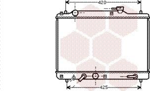 Van Wezel 52002052 - Radiators, Motora dzesēšanas sistēma ps1.lv