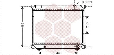 Van Wezel 52002065 - Radiators, Motora dzesēšanas sistēma ps1.lv