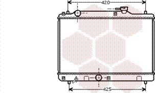 Van Wezel 52002034 - Radiators, Motora dzesēšanas sistēma ps1.lv