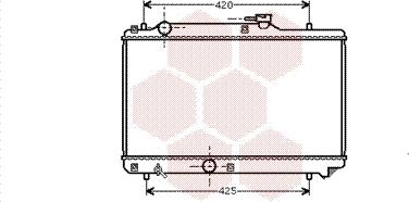 Van Wezel 52002035 - Radiators, Motora dzesēšanas sistēma ps1.lv