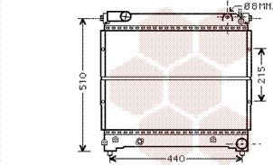 Van Wezel 52002074 - Radiators, Motora dzesēšanas sistēma ps1.lv