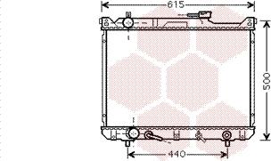 Van Wezel 52002073 - Radiators, Motora dzesēšanas sistēma ps1.lv