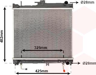 Van Wezel 52002109 - Radiators, Motora dzesēšanas sistēma ps1.lv