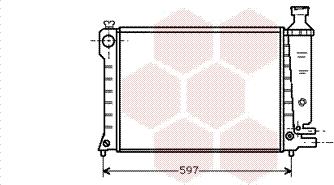 Van Wezel 09002036 - Radiators, Motora dzesēšanas sistēma ps1.lv