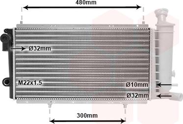 Van Wezel 09002033 - Radiators, Motora dzesēšanas sistēma ps1.lv