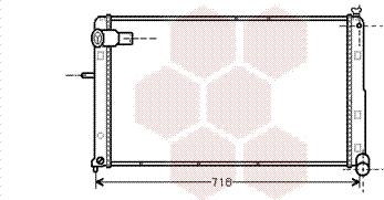 Van Wezel 09002074 - Radiators, Motora dzesēšanas sistēma ps1.lv