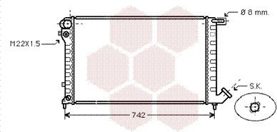 Van Wezel 09002145 - Radiators, Motora dzesēšanas sistēma ps1.lv