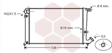 Van Wezel 09002148 - Radiators, Motora dzesēšanas sistēma ps1.lv