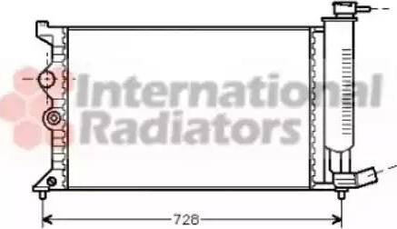 Van Wezel 09002104 - Radiators, Motora dzesēšanas sistēma ps1.lv