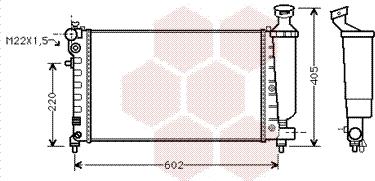 Van Wezel 09002119 - Radiators, Motora dzesēšanas sistēma ps1.lv