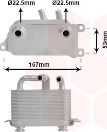 Van Wezel 06003401 - Eļļas radiators, Automātiskā pārnesumkārba ps1.lv