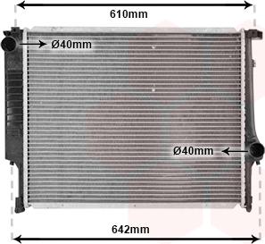 Van Wezel 06002096 - Radiators, Motora dzesēšanas sistēma ps1.lv