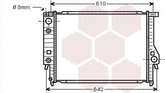 Van Wezel 06002097 - Radiators, Motora dzesēšanas sistēma ps1.lv