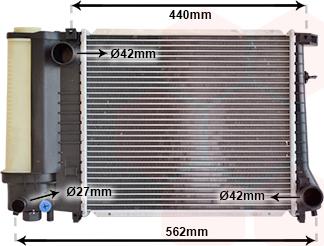 Van Wezel 06002081 - Radiators, Motora dzesēšanas sistēma ps1.lv