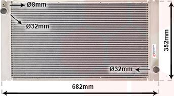 Van Wezel 06002333 - Radiators, Motora dzesēšanas sistēma ps1.lv