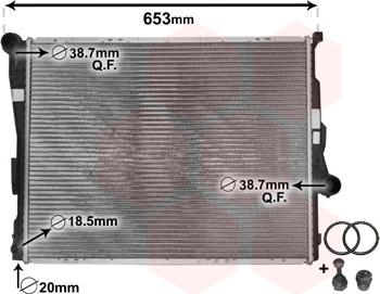 Van Wezel 06002278 - Radiators, Motora dzesēšanas sistēma ps1.lv