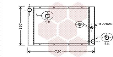 Van Wezel 06002277 - Radiators, Motora dzesēšanas sistēma ps1.lv