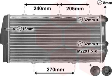 Van Wezel 03002020 - Radiators, Motora dzesēšanas sistēma ps1.lv