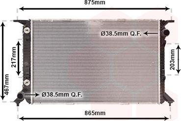 Van Wezel 03002331 - Radiators, Motora dzesēšanas sistēma ps1.lv