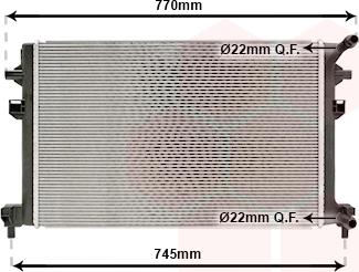 Van Wezel 03012707 - Radiators, Motora dzesēšanas sistēma ps1.lv