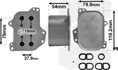 Van Wezel 03012711 - Radiators, Motora dzesēšanas sistēma ps1.lv