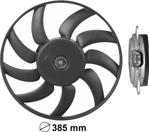 Van Wezel 0327746 - Ventilators, Motora dzesēšanas sistēma ps1.lv