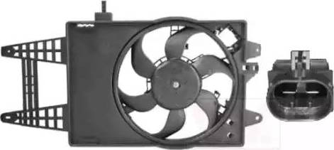 Van Wezel 1620744 - Ventilators, Motora dzesēšanas sistēma ps1.lv