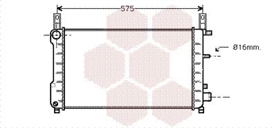 Van Wezel 18002198 - Radiators, Motora dzesēšanas sistēma ps1.lv