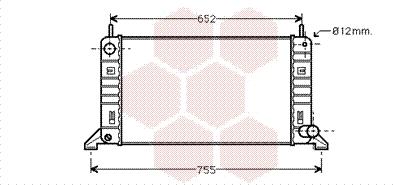 Van Wezel 18002158 - Radiators, Motora dzesēšanas sistēma ps1.lv