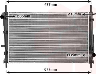 Van Wezel 18002185 - Radiators, Motora dzesēšanas sistēma ps1.lv