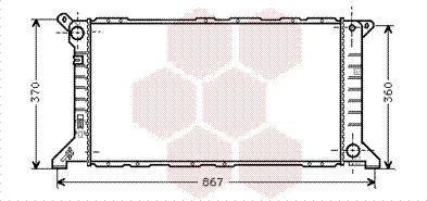 Van Wezel 18002206 - Radiators, Motora dzesēšanas sistēma ps1.lv