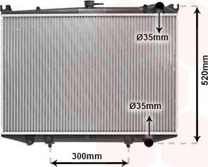 Van Wezel 13002064 - Radiators, Motora dzesēšanas sistēma ps1.lv