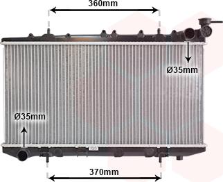 Van Wezel 13002102 - Radiators, Motora dzesēšanas sistēma ps1.lv