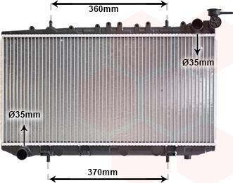 Van Wezel 13002114 - Radiators, Motora dzesēšanas sistēma ps1.lv