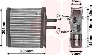 Van Wezel 17006150 - Siltummainis, Salona apsilde ps1.lv