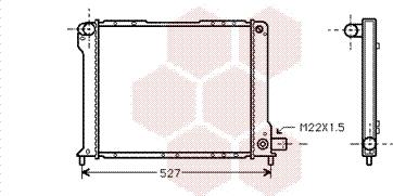 Van Wezel 17002080 - Radiators, Motora dzesēšanas sistēma ps1.lv