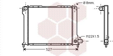 Van Wezel 17002131 - Radiators, Motora dzesēšanas sistēma ps1.lv