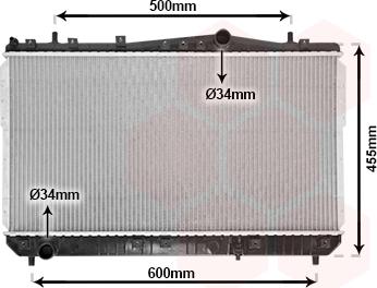 Van Wezel 81002052 - Radiators, Motora dzesēšanas sistēma ps1.lv