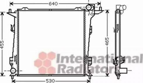 Van Wezel 83002099 - Radiators, Motora dzesēšanas sistēma ps1.lv