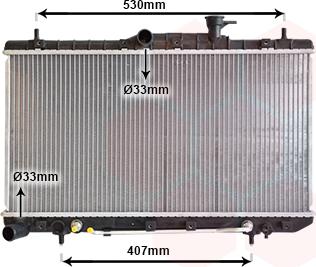 Van Wezel 82002086 - Radiators, Motora dzesēšanas sistēma ps1.lv