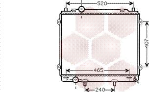 Van Wezel 82002162 - Radiators, Motora dzesēšanas sistēma ps1.lv