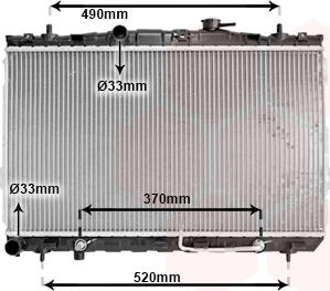 Van Wezel 82002105 - Radiators, Motora dzesēšanas sistēma ps1.lv