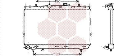 Van Wezel 82002185 - Radiators, Motora dzesēšanas sistēma ps1.lv