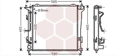 Van Wezel 82002182 - Radiators, Motora dzesēšanas sistēma ps1.lv