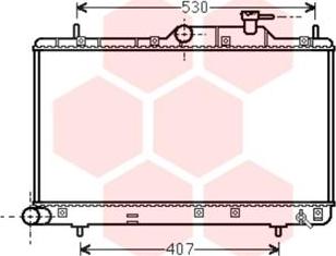 Van Wezel 82002307 - Radiators, Motora dzesēšanas sistēma ps1.lv