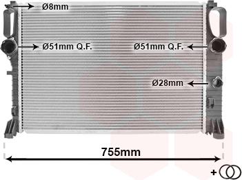 Van Wezel 30002449 - Radiators, Motora dzesēšanas sistēma ps1.lv