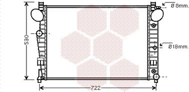 Van Wezel 30002308 - Radiators, Motora dzesēšanas sistēma ps1.lv